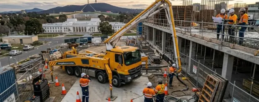 Commercial Concrete Pumping Canberra-Banner
