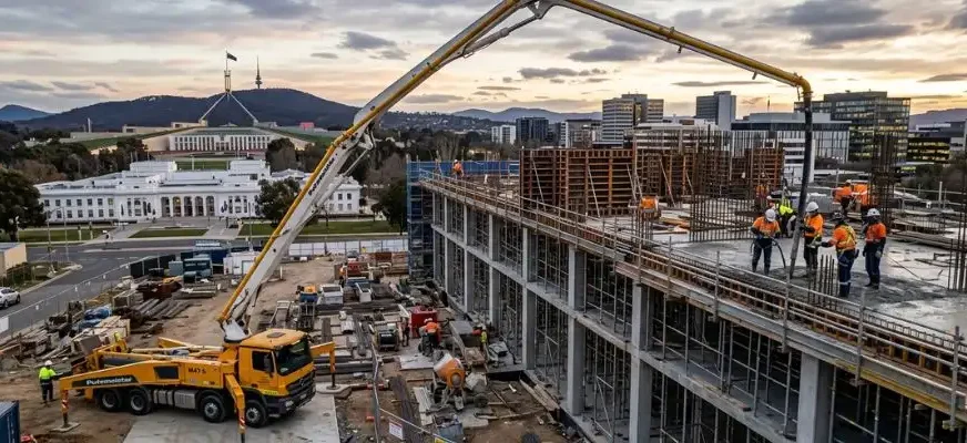 Commercial Concrete Pumping Canberra-Hero