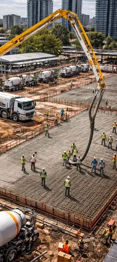 Commercial Concrete Pumping Service