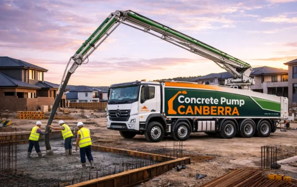 Concrete Pump Canberra Commercial Area Services