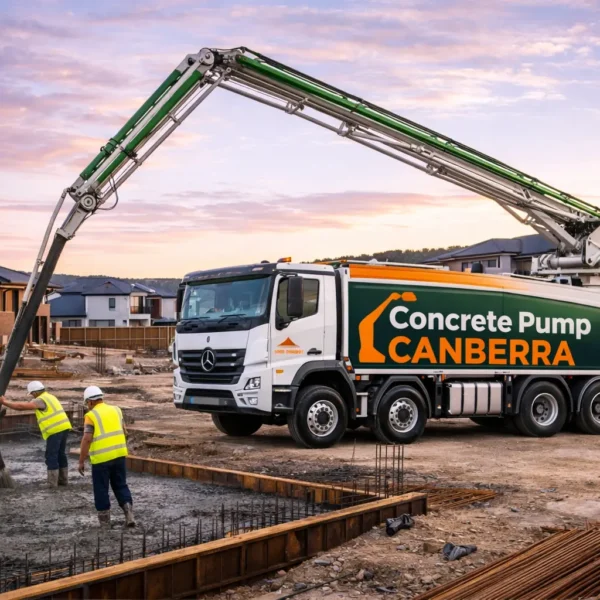 Concrete Pump Canberra Commercial Area Services