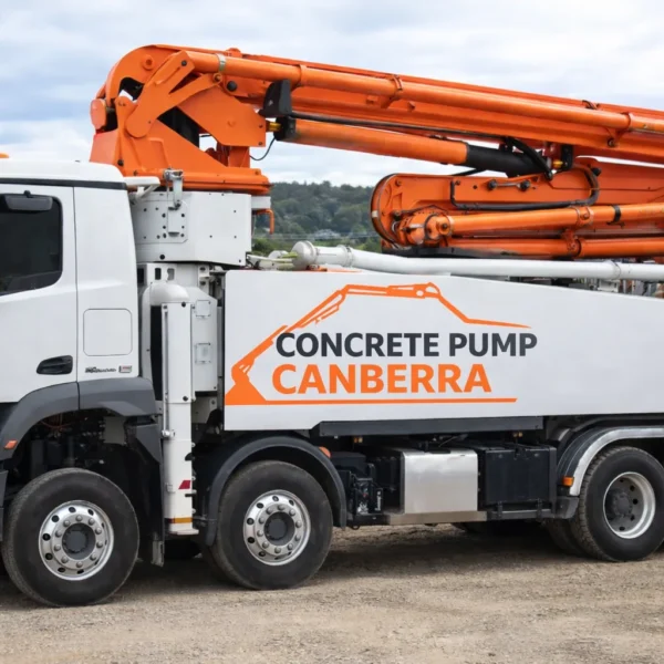 Concrete Pump Canberra Truck-Orange