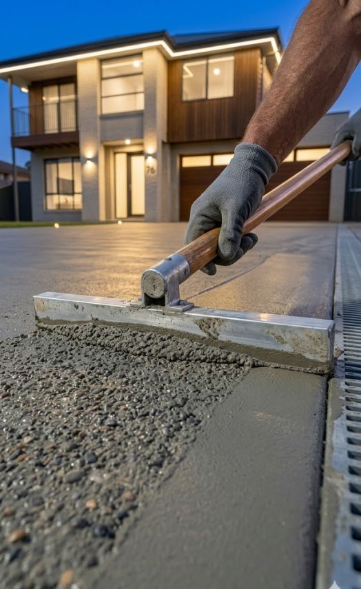 Concrete driveway installation in Canberra ACT (2)