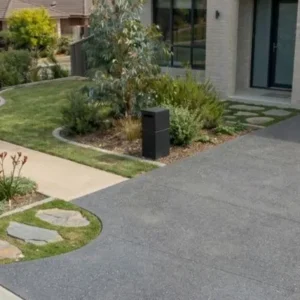 Concrete Driveway 21 Curved Concrete Driveway