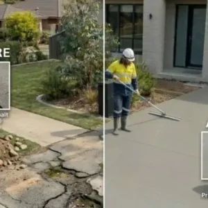 Concrete Driveway 22 Driveway Before and After
