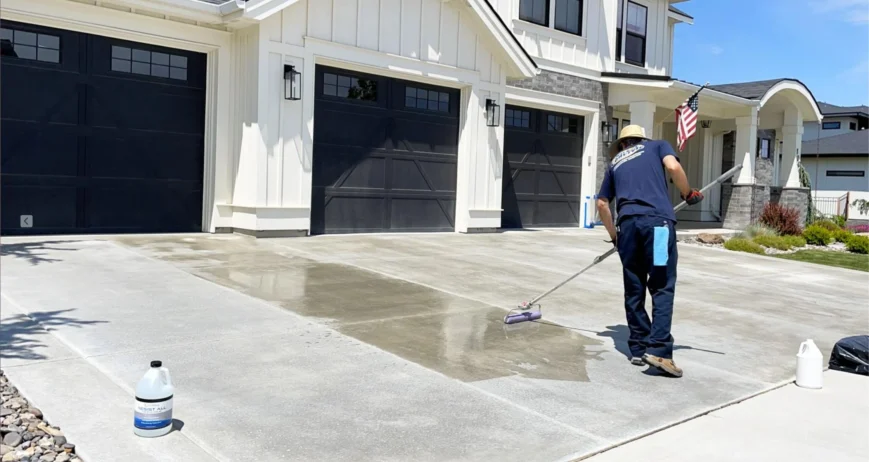 Spray On Stencil vs Exposed Aggregate Driveways in Canberra