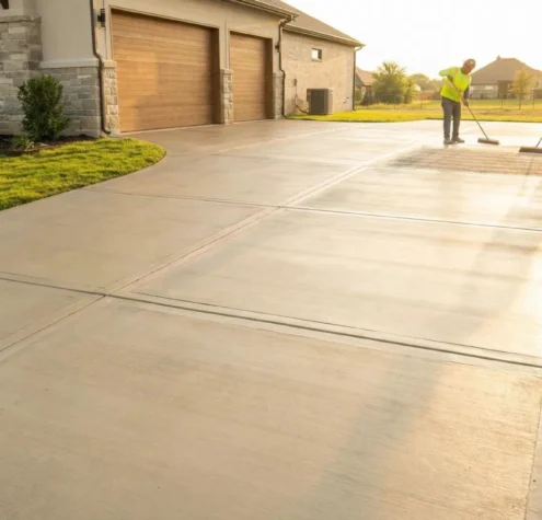 Coloured Concrete Driveways Canberra