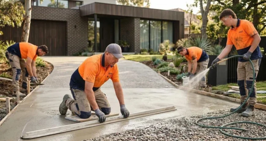 Plain Concrete Driveways vs Decorative Finishes in Canberra Plain Concrete Driveways vs Decorative Finishes in Canberra