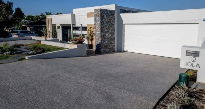 Coloured Concrete Driveways Canberra