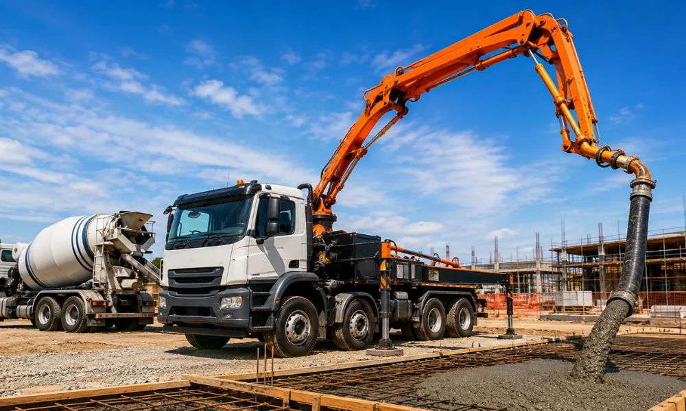 Concrete Pump Truck Hire: What You Need to Know Before Booking 2 Concrete pump truck hire for a construction project in Canberra (1)