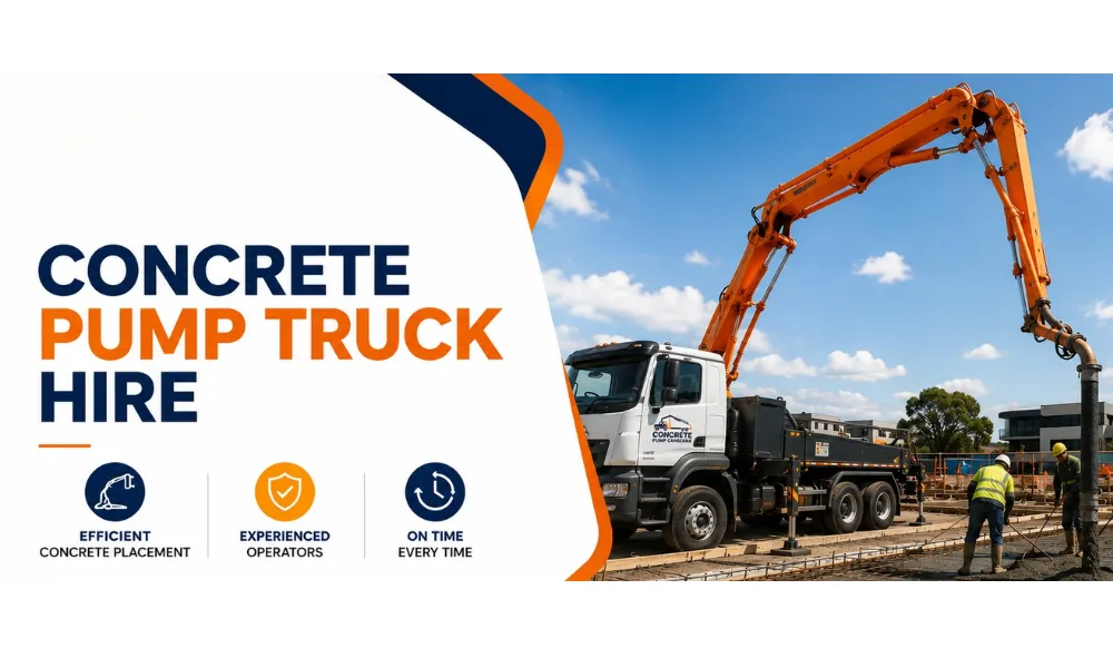 Concrete Pump Truck Hire: What You Need to Know Before Booking 1 Concrete pump truck hire for a construction project in Canberra