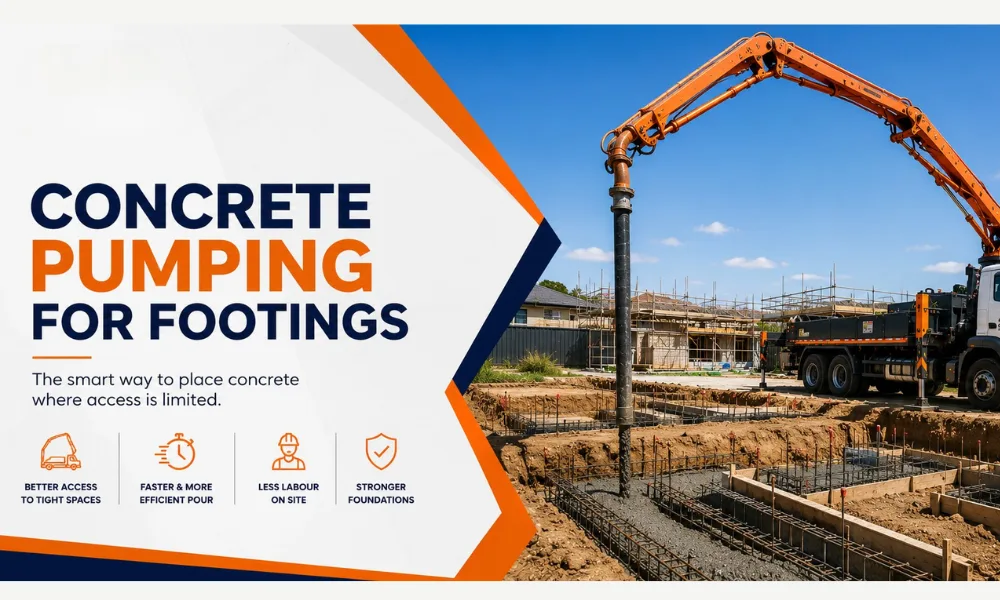 Concrete Pumping for Footings: When Is It the Best Option? 1 Concrete Pumping for Footings When Is It the Best Option