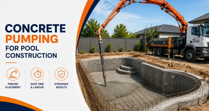 Concrete Pumping for Pool Construction How It Works Concrete Pumping for Pool Construction How It Works