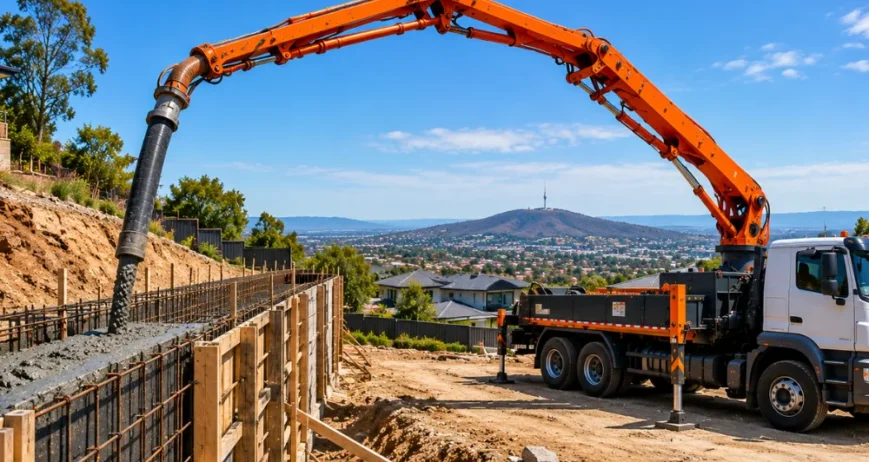 Concrete Pumping for Retaining Walls What Canberra Builders Need to Know