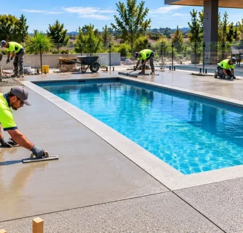 Concrete Pool Surrounds in Canberra